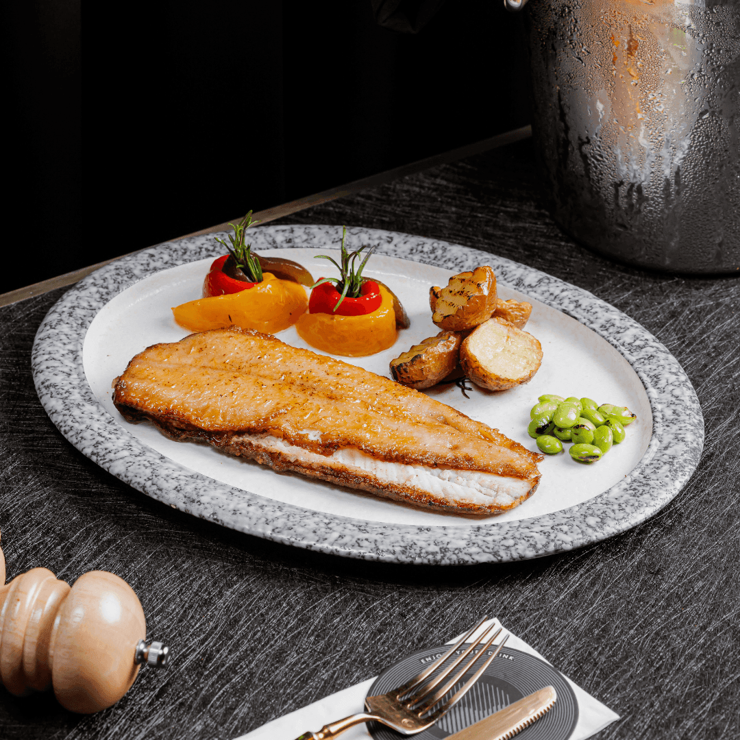 SOLE WITH LEMON CAPER SAUCE